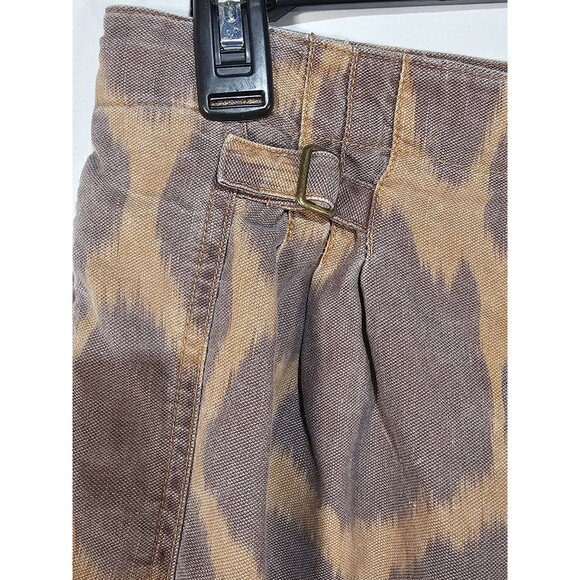 Anthropologie Pants Tamarind Giraffe Animal Linen Blend Trouser Jogger size 10 - Picture 5 of 13